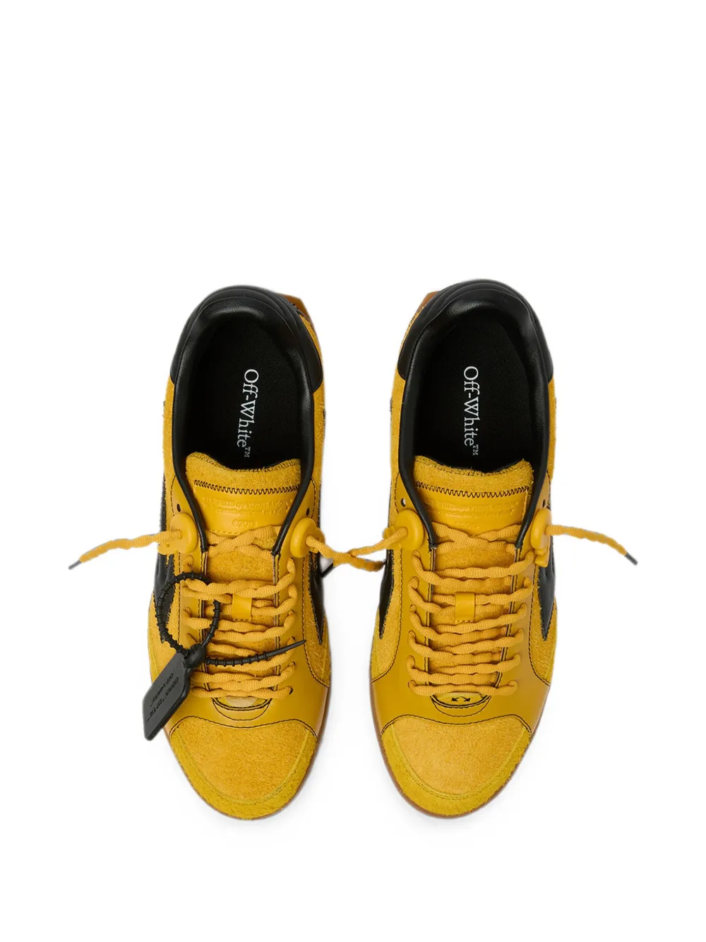 Off-White End Of Play sneakers met vlakken Geel