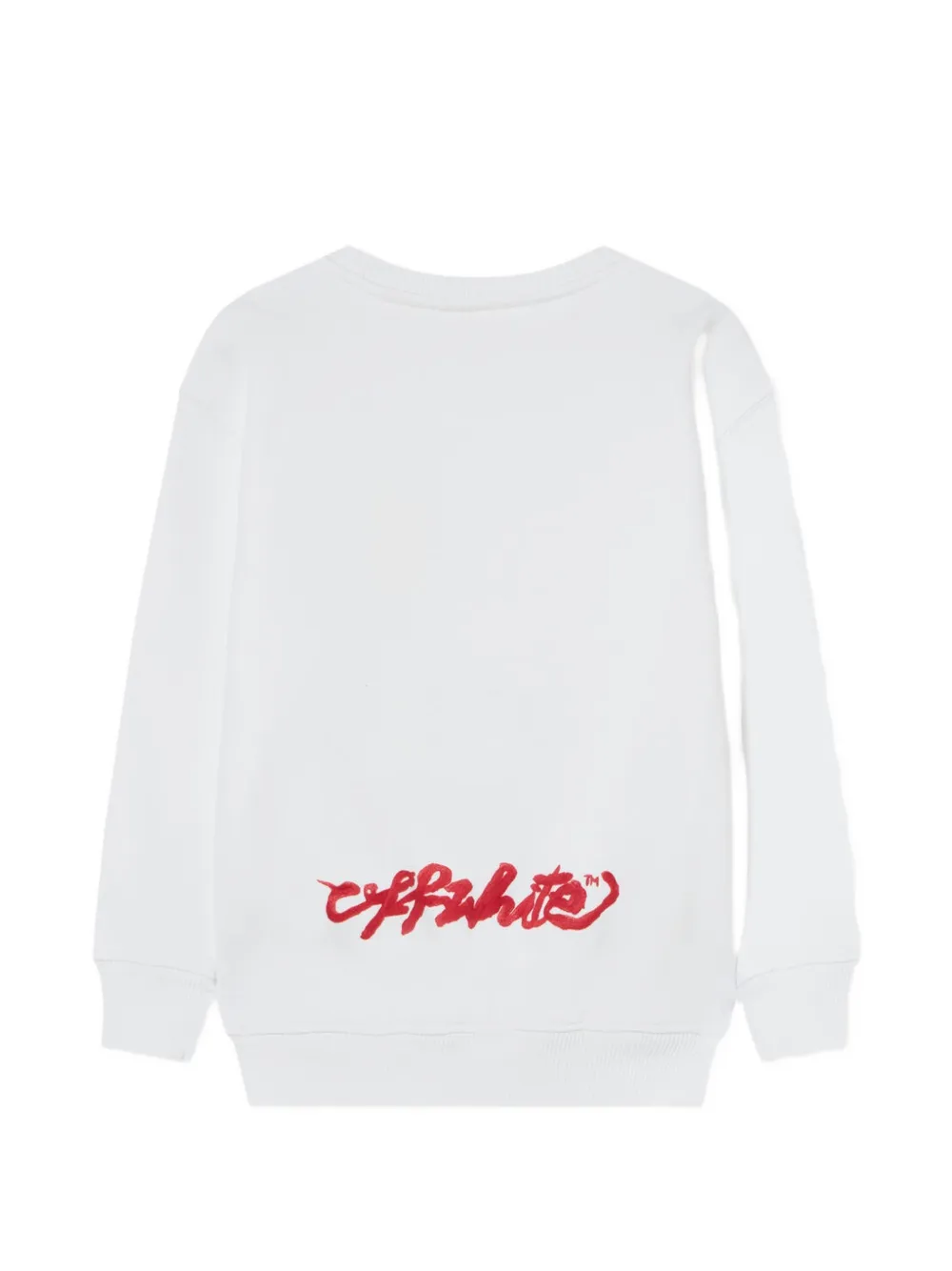 Off-White Kids Arrow Painting sweater Wit