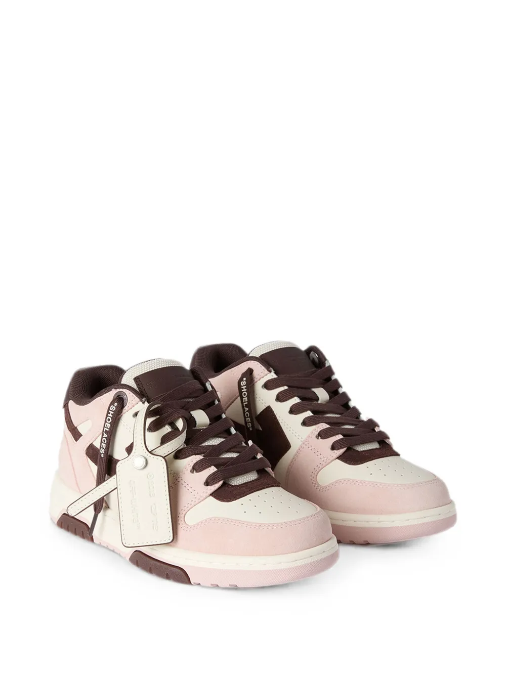 Off-White Out Of Office sneakers Roze