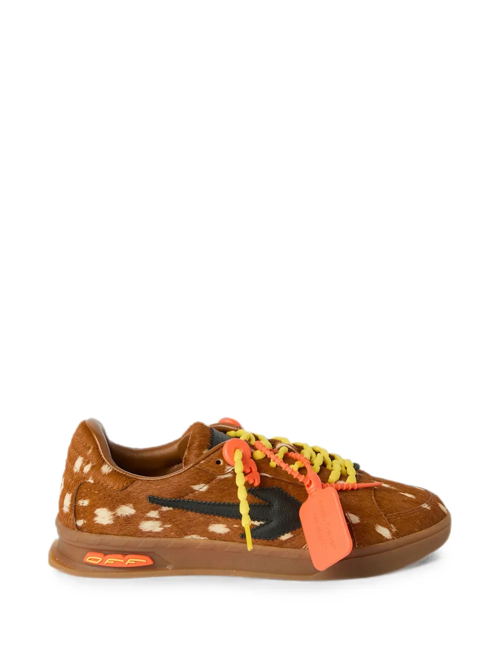 Off-White End Of Play pony-hair sneakers