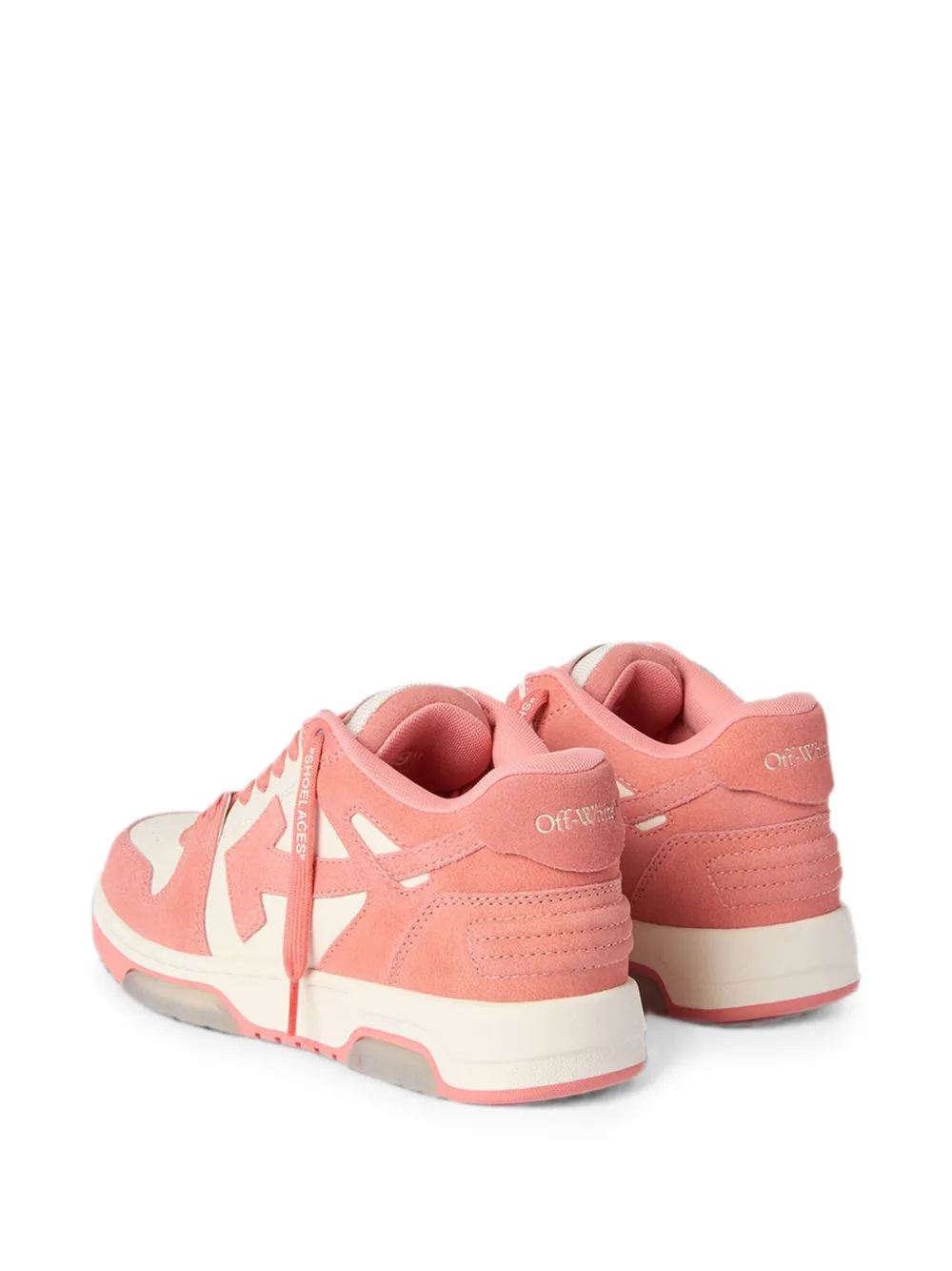 Off-White Out of Office sneakers met vlakken Roze