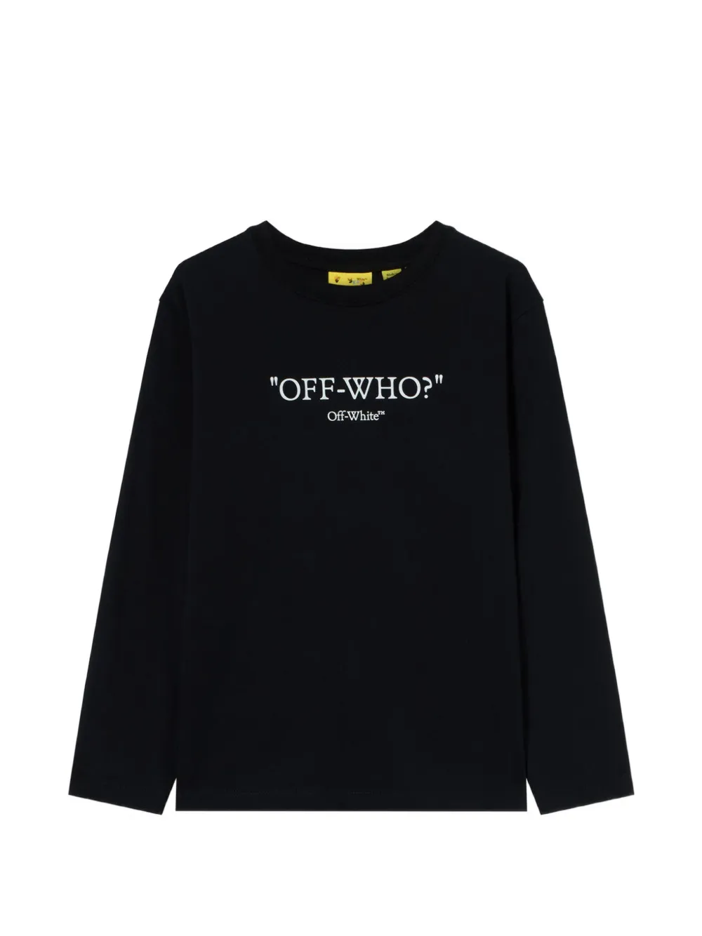 Off-White Kids Multilogo long-sleeve T-shirt - Nero