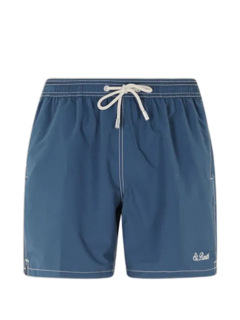 MC2 Saint Barth contrast-stitch drawstring swim shorts