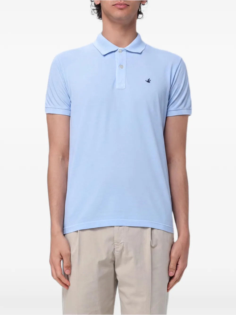BROOKSFIELD logo-embroidered polo shirt