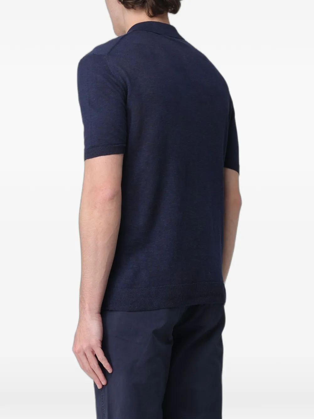Blauer Noble poloshirt met korte mouwen Blauw