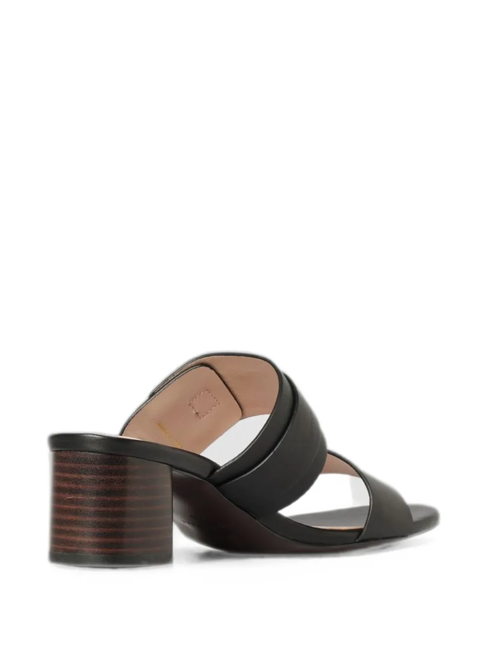 Coccinelle C-Me Lock leather sandals Zwart