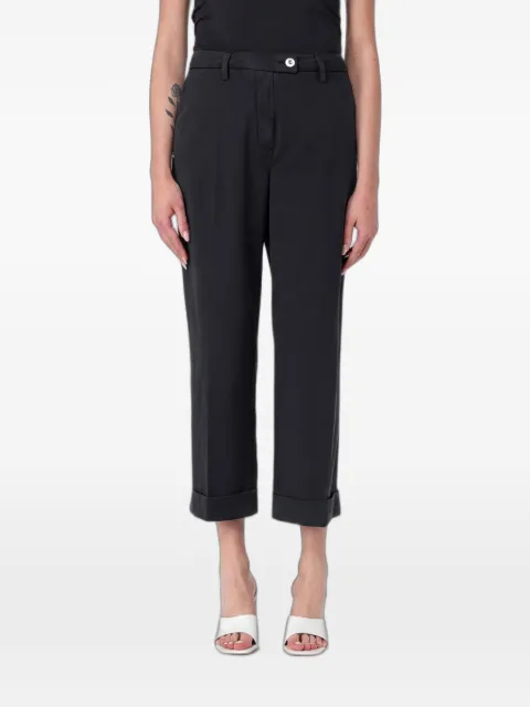 Re-Hash pantalones capri con bajos con vuelta