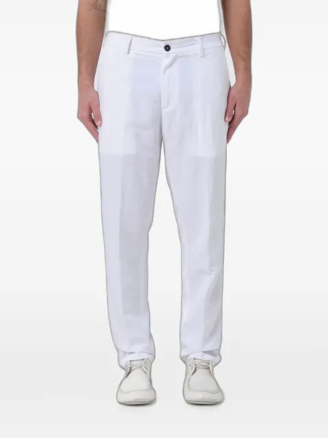 Siviglia slim-fit welt-pockets trousers