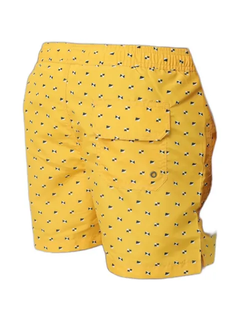 BROOKSFIELD geometric-print drawstring swim shorts