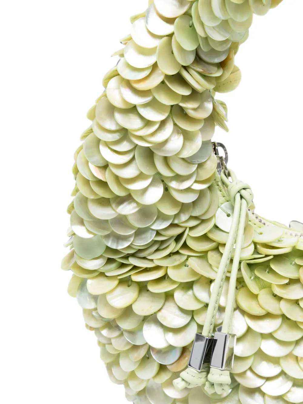 STAUD Reef shopper verfraaid met pailletten Groen