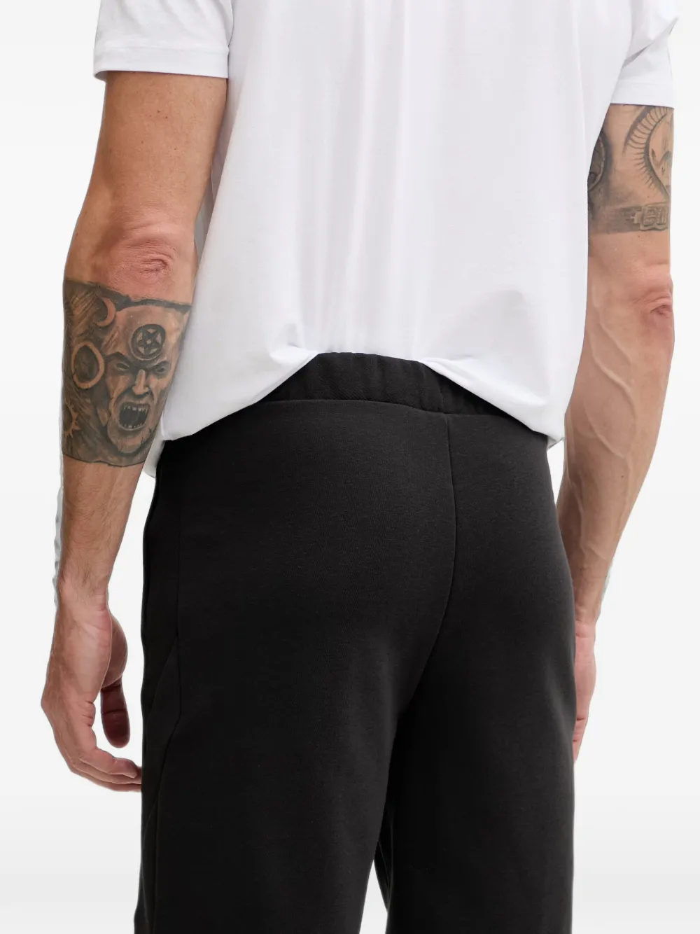 PUMA x Scuderia Ferrari logo-patch shorts Zwart