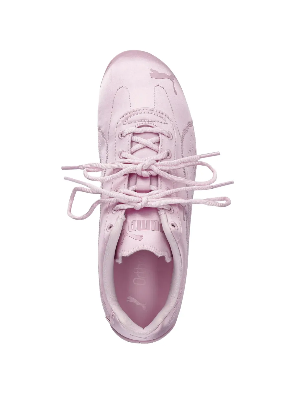 PUMA Speedcat Venus satin logo-embroidered low-top sneakers Roze