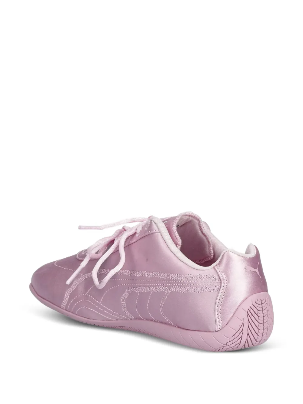 PUMA Speedcat Venus satin logo-embroidered low-top sneakers Roze