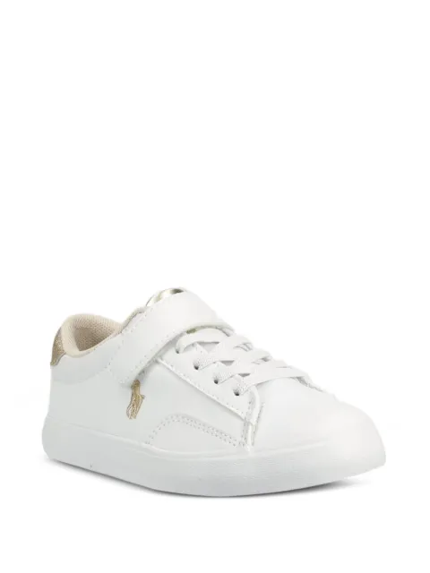 POLO RALPH LAUREN KIDS Pony-motif touch-strap sneakers