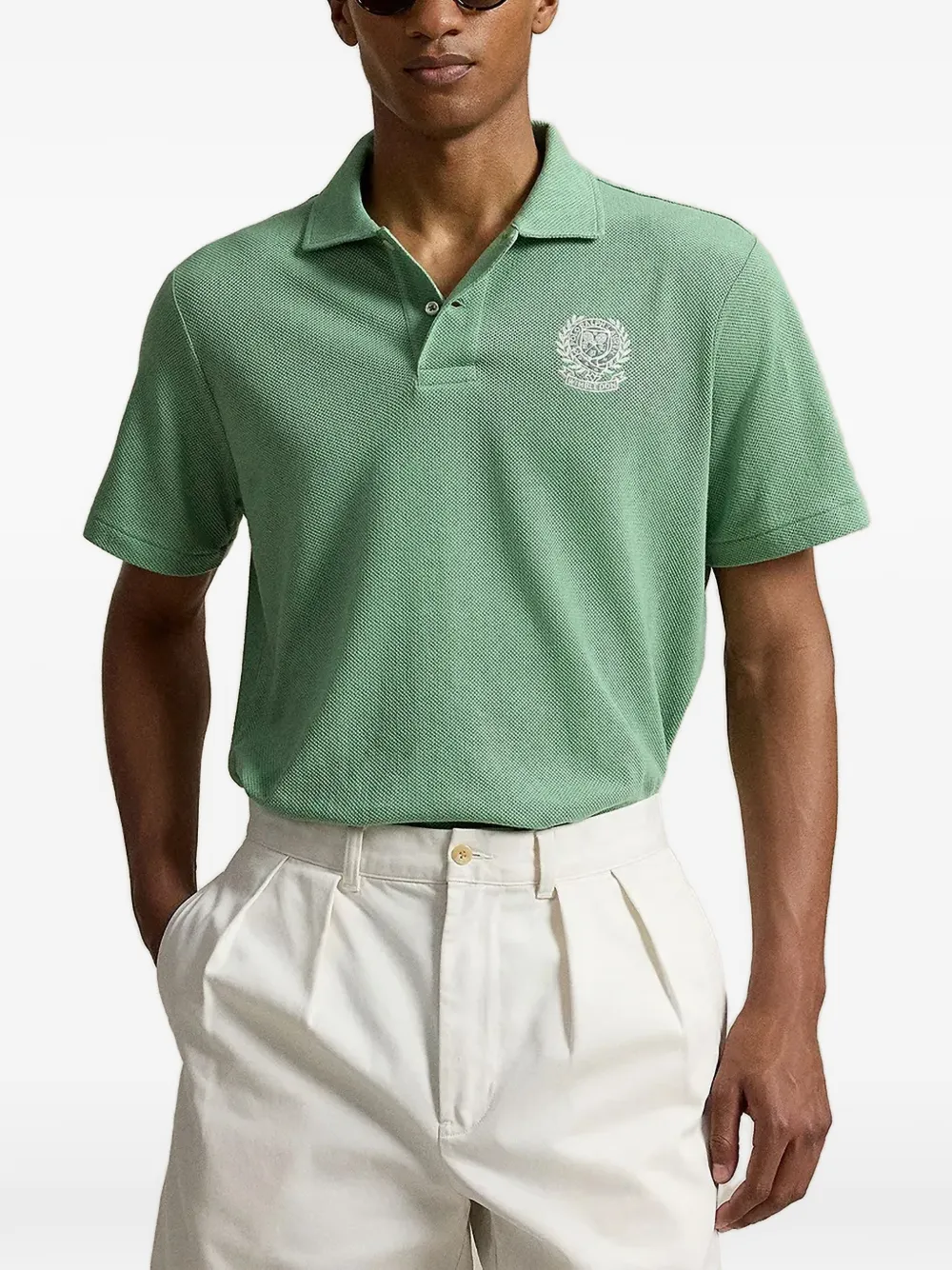 Polo Ralph Lauren Wimbledon poloshirt met borduurwerk Groen