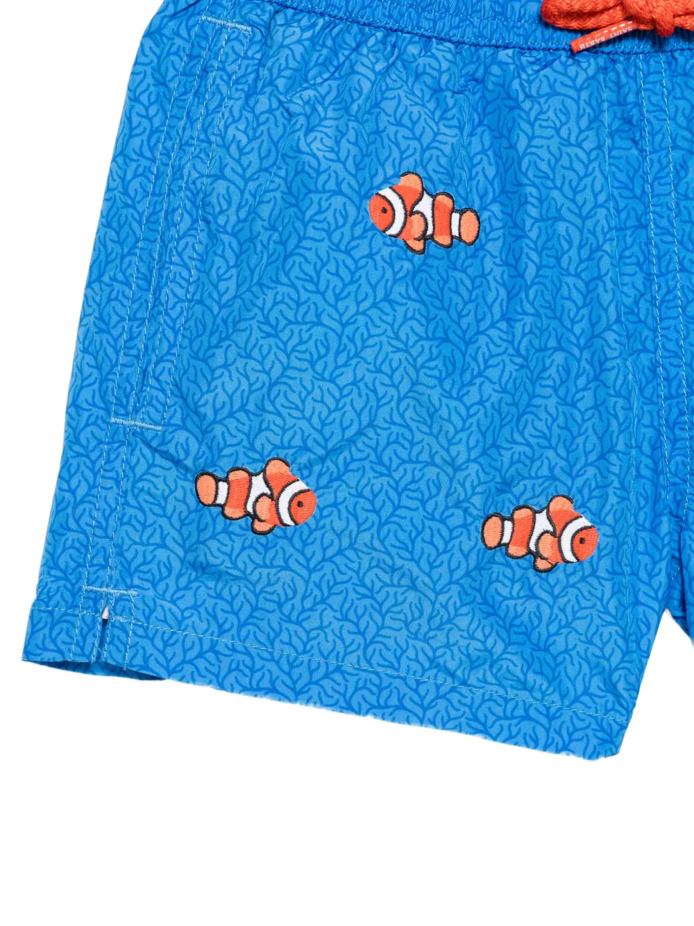 MC2 Saint Barth Kids Zwembroek met clownvis-print Blauw