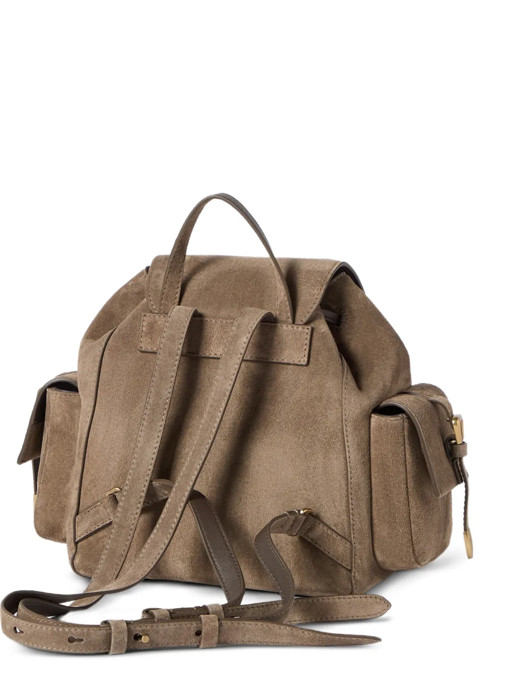Brunello Cucinelli Sartorial suède rugzak Beige