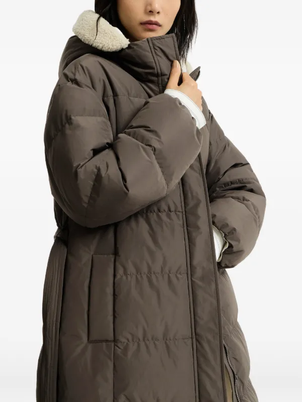 BRUNELLO CUCINELLI ダークグレー ピーコート BRUNELLO CUCINELLI ダークグレー ピーコート Dazzling chevron coat