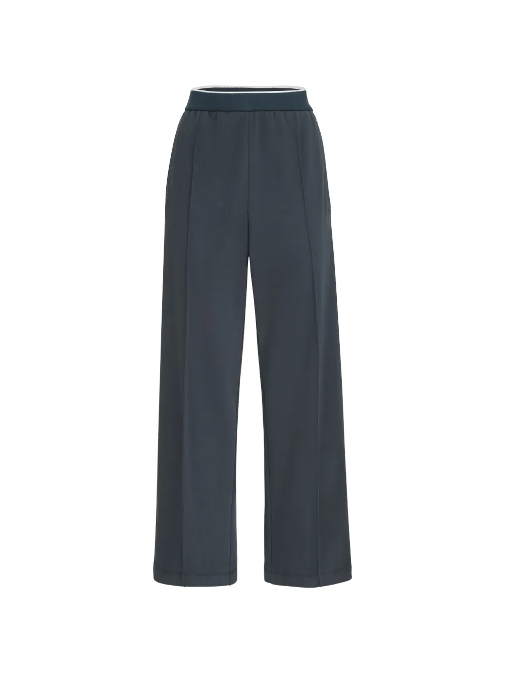 Brunello Cucinelli cotton smooth French terry track trousers - Blu