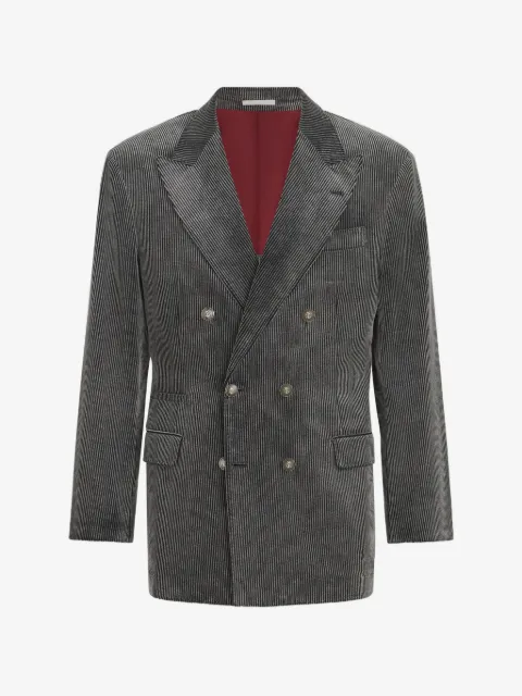 Brunello Cucinelli blazer de vestir con botones de metal