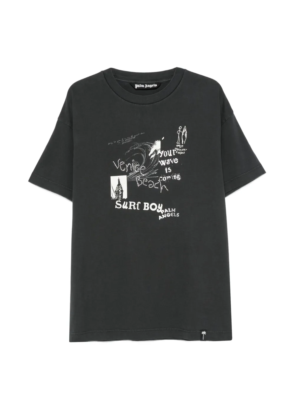 Palm Angels 그래픽 프린트 티셔츠 | 블랙 | Image 1
