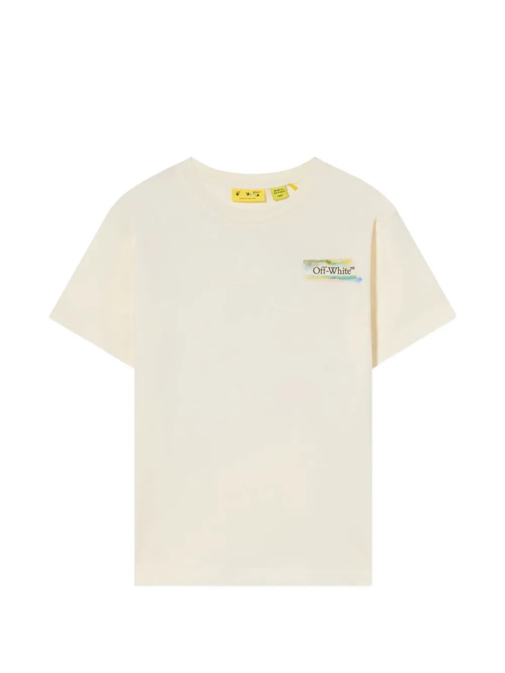 Off-White Kids 애로우 워터컬러 코튼 티셔츠 | 뉴트럴 | Image 1