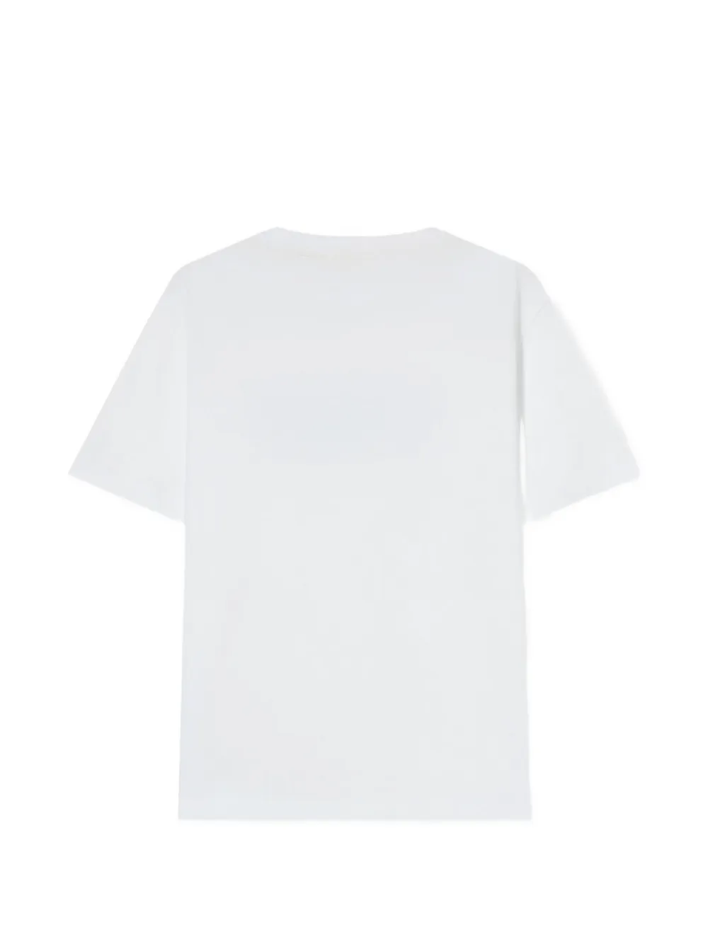 Off-White Kids Big Bookish Stamp cotton T-shirt Wit