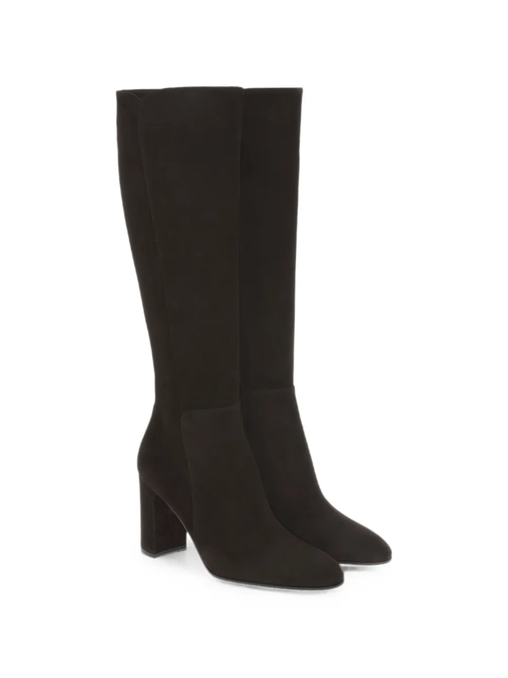Gianvito Rossi Suède knielaarzen Bruin