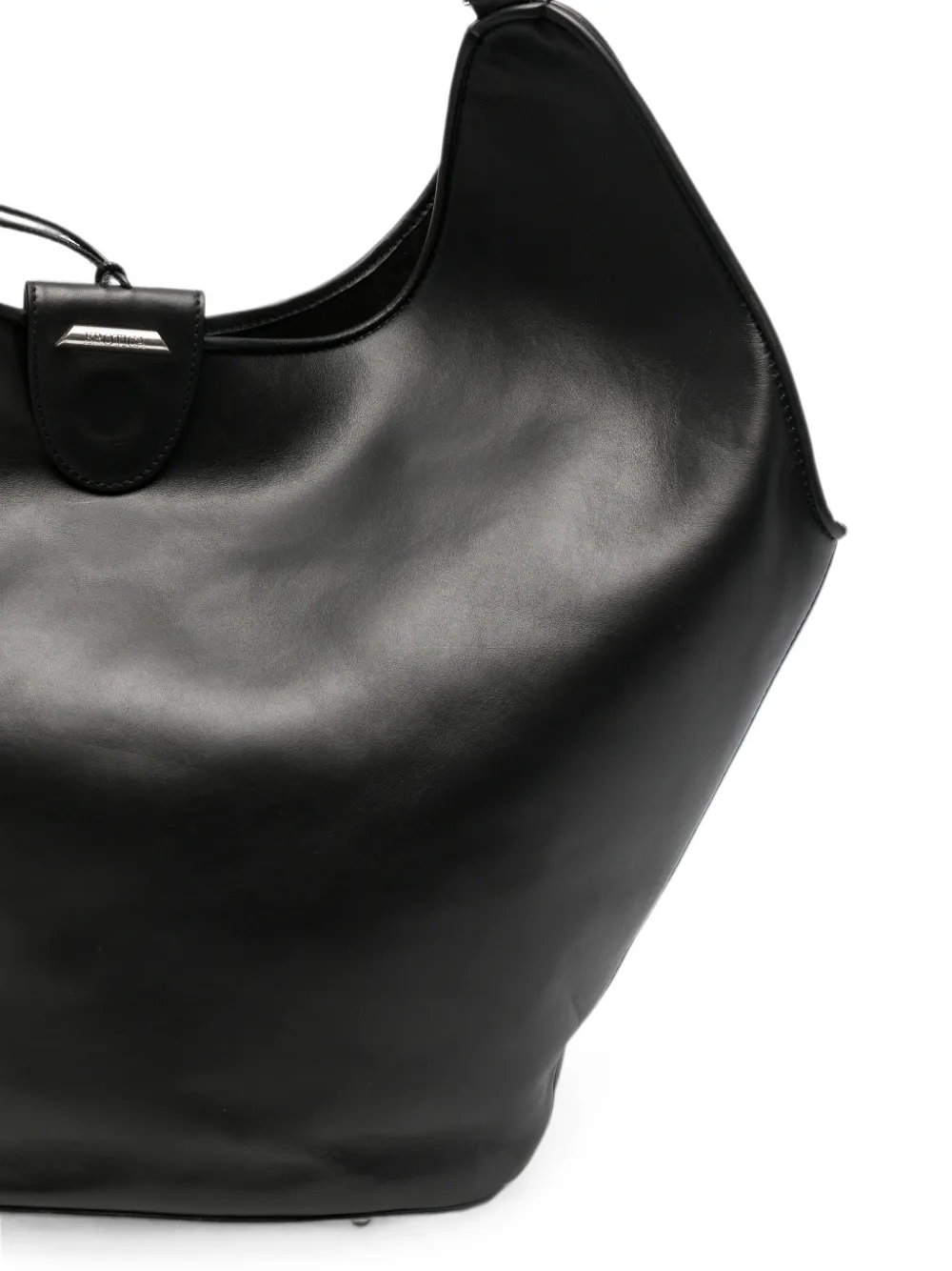 DONDUP Shopper met ringdetail Zwart
