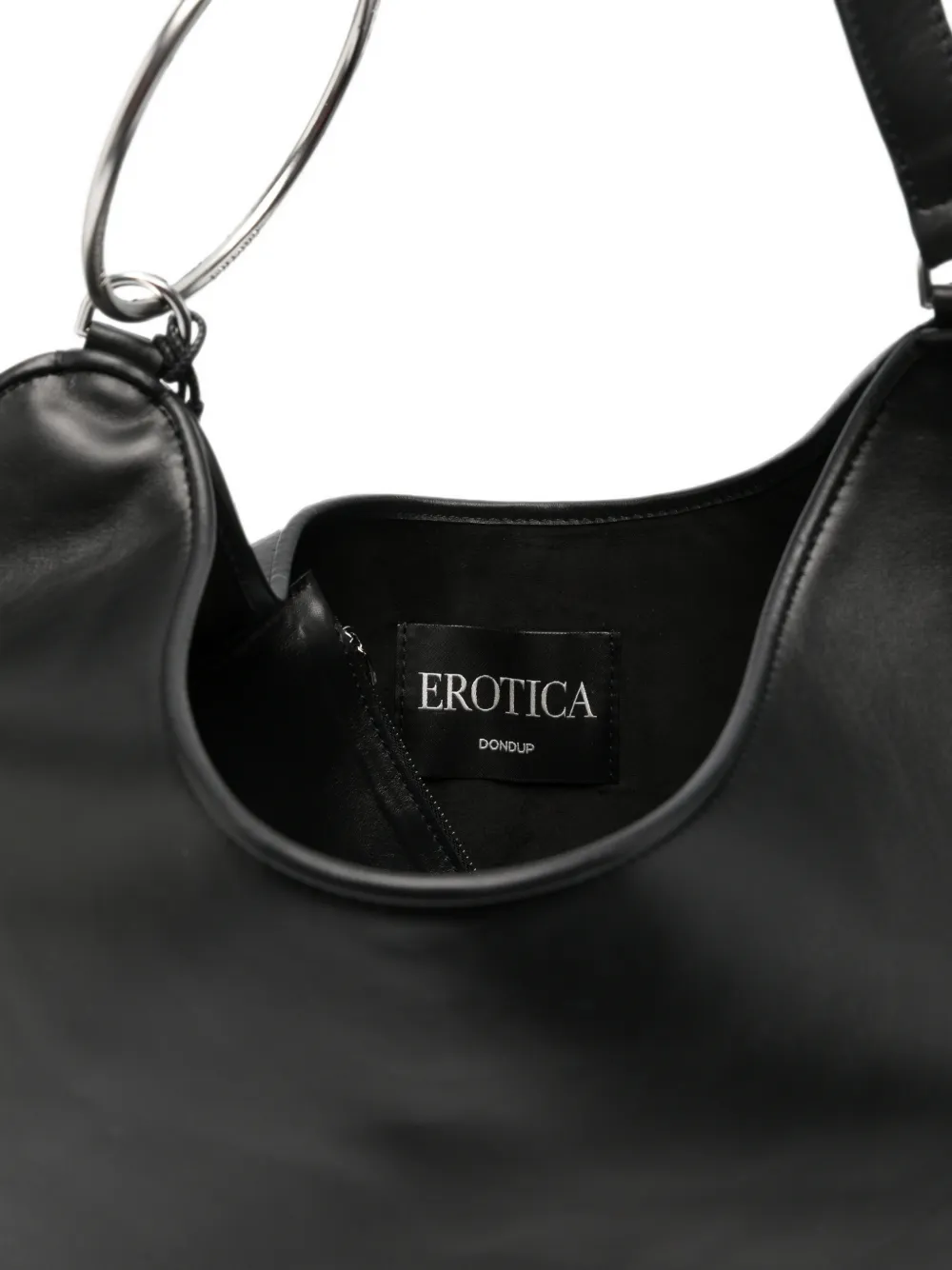 DONDUP Shopper met ringdetail Zwart