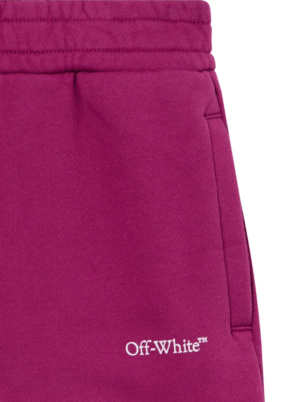 Off-White Kids Bookish wide-leg track pants Roze