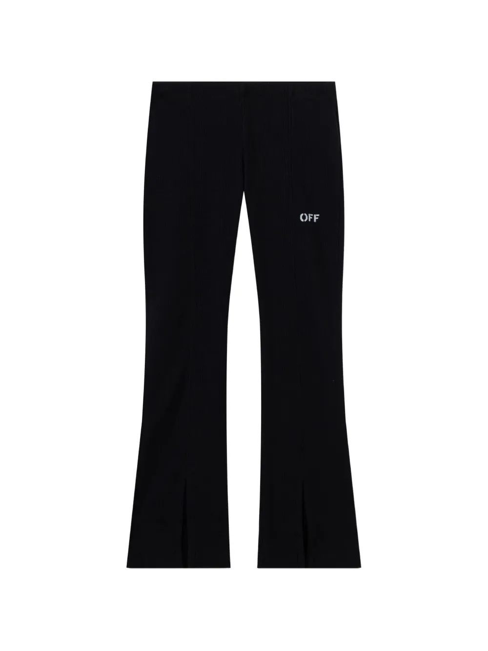 Off-White Kids Off Stamp flared track pants Zwart