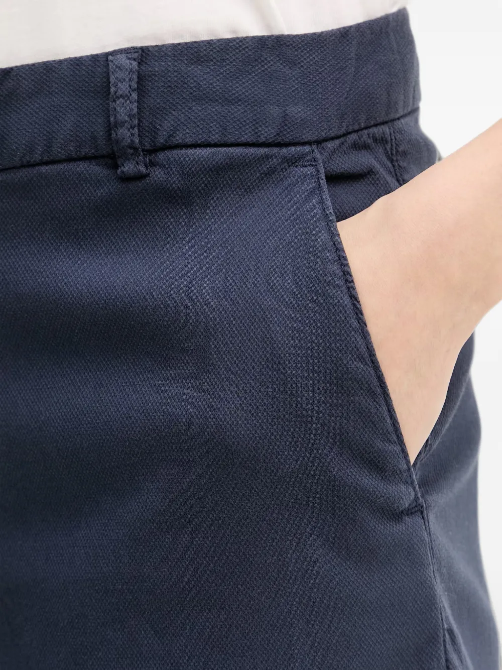 Benetton Shorts met omgeslagen pijpen Blauw