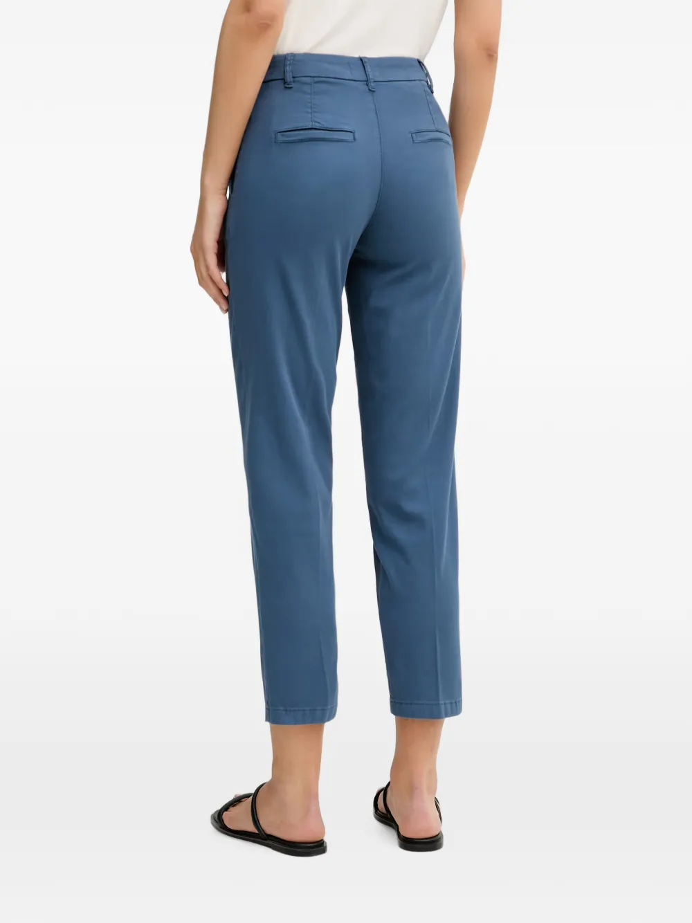 Benetton Cropped broek Blauw