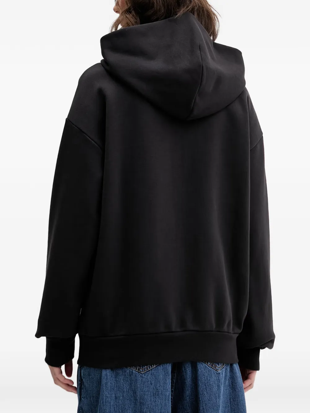 Vans rhinestone-embellished zip-up hoodie Zwart