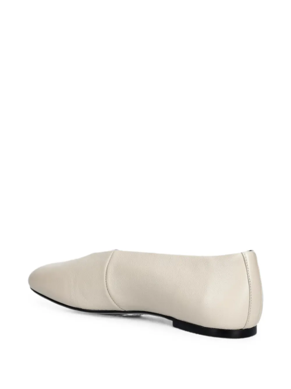 VAGABOND Aleya round-toe leather ballet flats Beige
