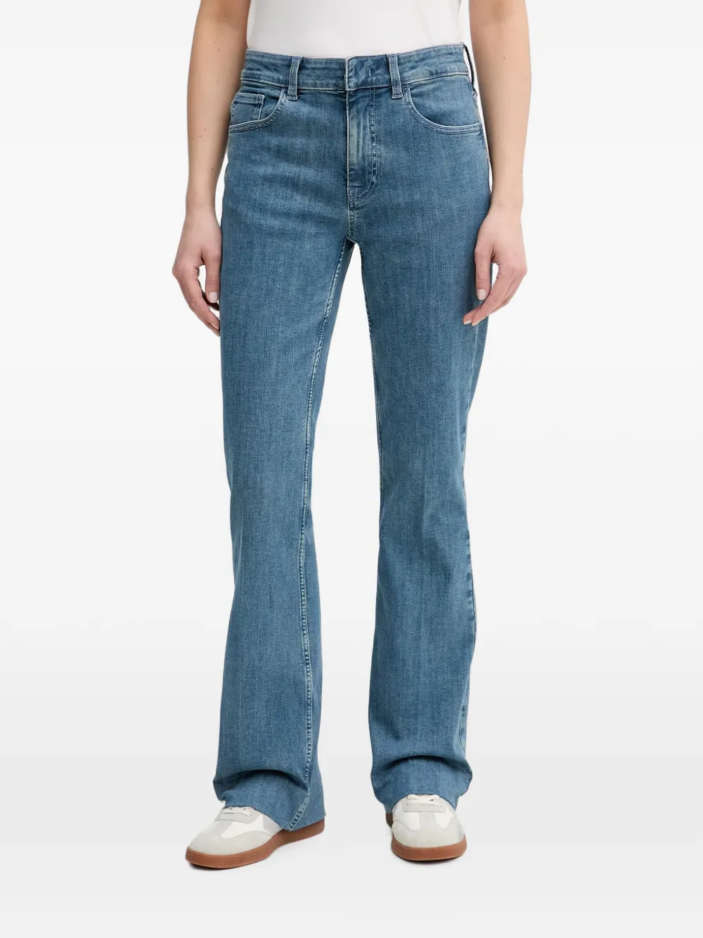 Benetton flare-leg jeans - Blau
