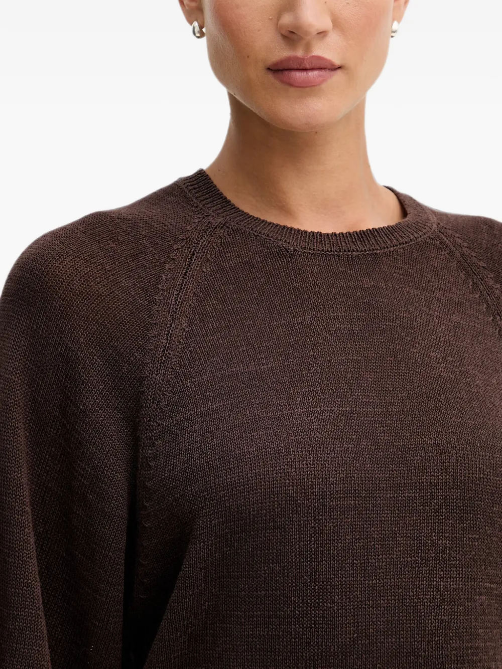Benetton Trui met raglanmouwen Bruin