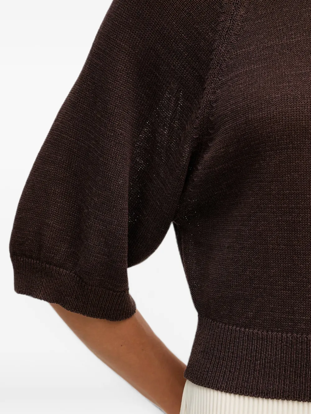 Benetton Trui met raglanmouwen Bruin