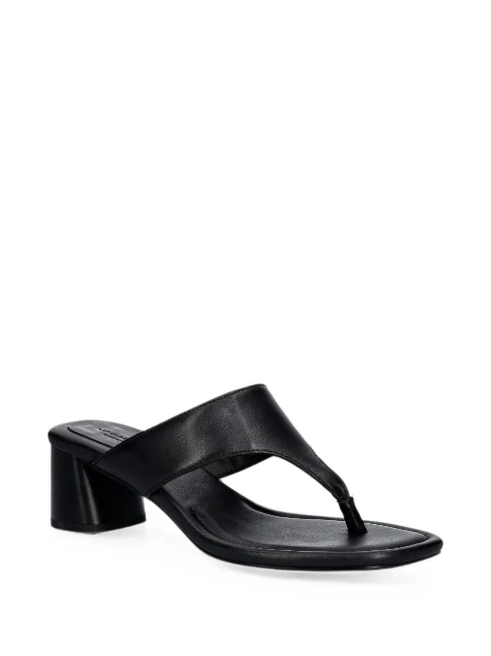 VAGABOND Evie leather thong sandals Zwart