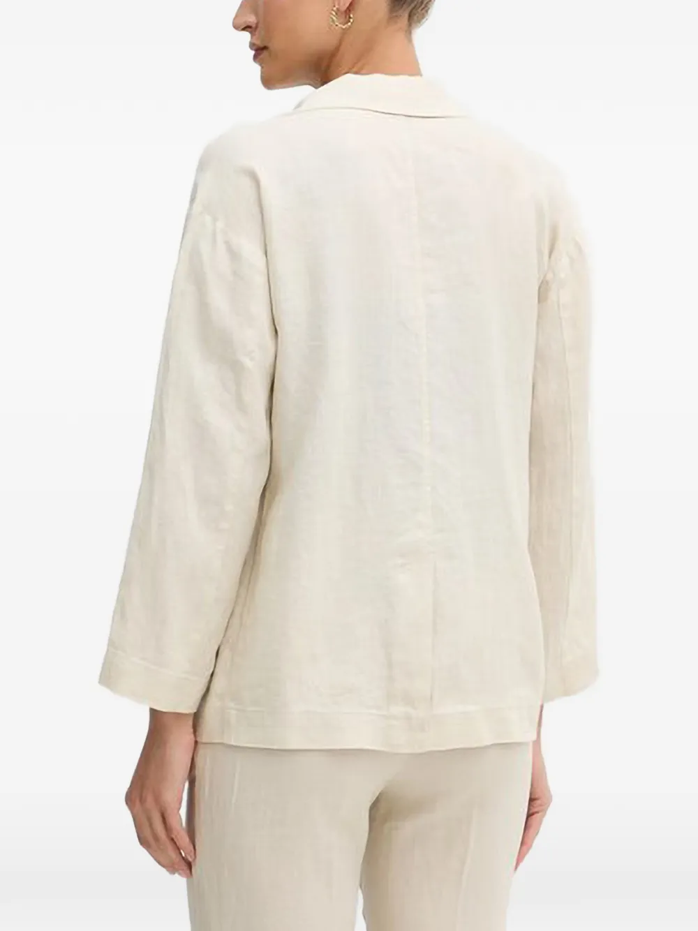 SINGLE-BUTTON PATCH-POCKET BLAZER