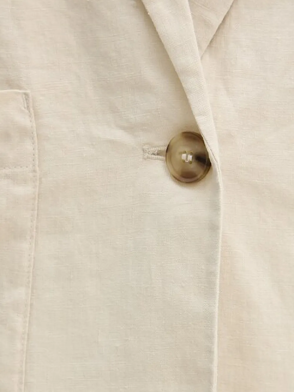 SINGLE-BUTTON PATCH-POCKET BLAZER