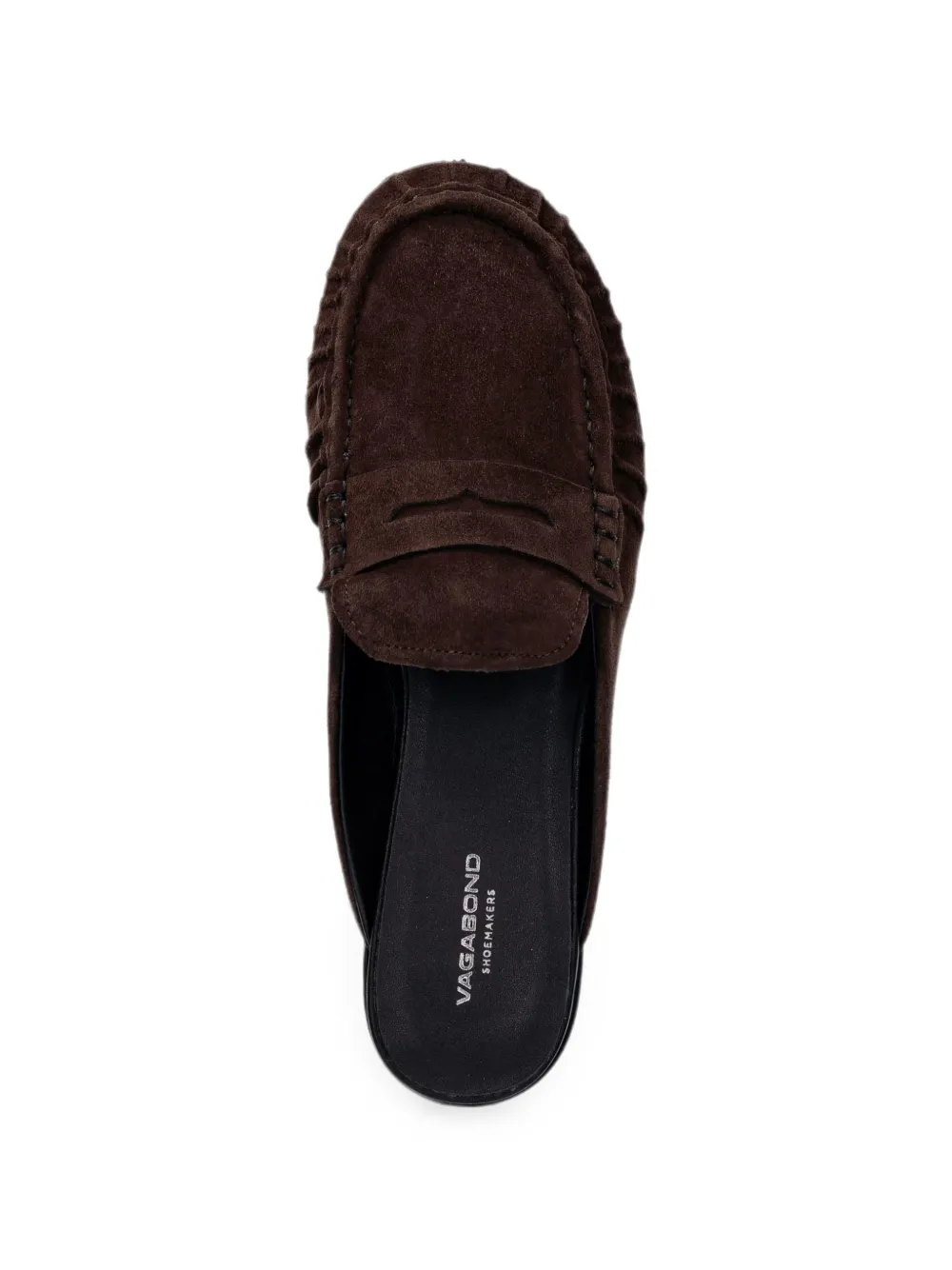VAGABOND Aleya suede mules Bruin