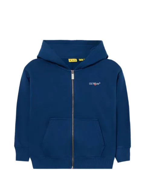 Off-White Kids hoodie Arrow Back To School zippé