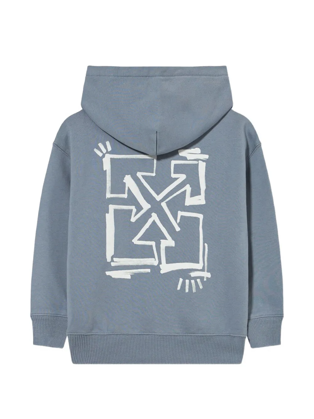Off-White Kids Arrow Marker hoodie Blauw