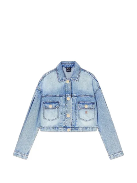 Armani Exchange cropped denim jacket