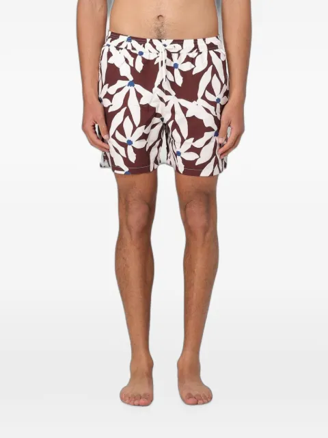 BROOKSFIELD floral-print swimming trunks