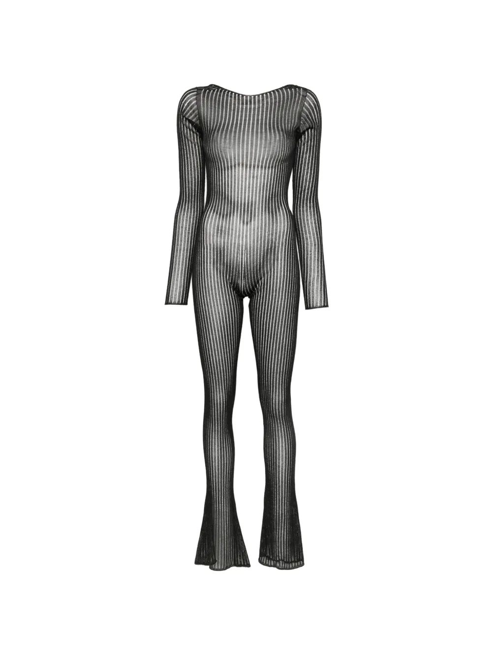 DONDUP Gerippter Jumpsuit - Schwarz