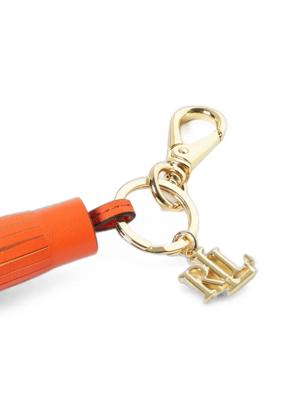 Lauren Ralph Lauren Sleutelhanger met logobedel en kwastje Oranje