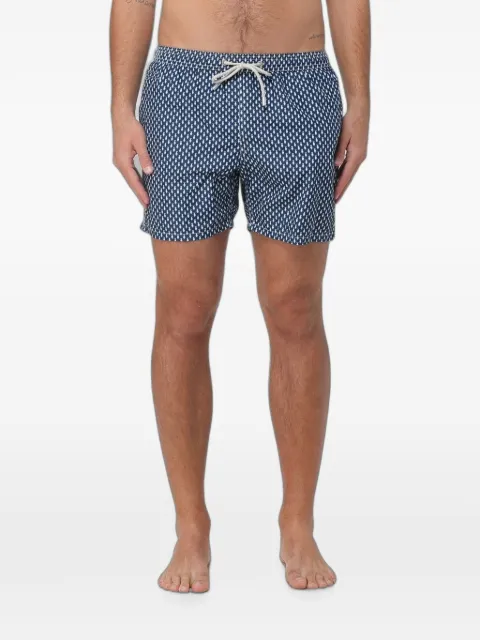 MC2 Saint Barth fish-print drawstring swim shorts